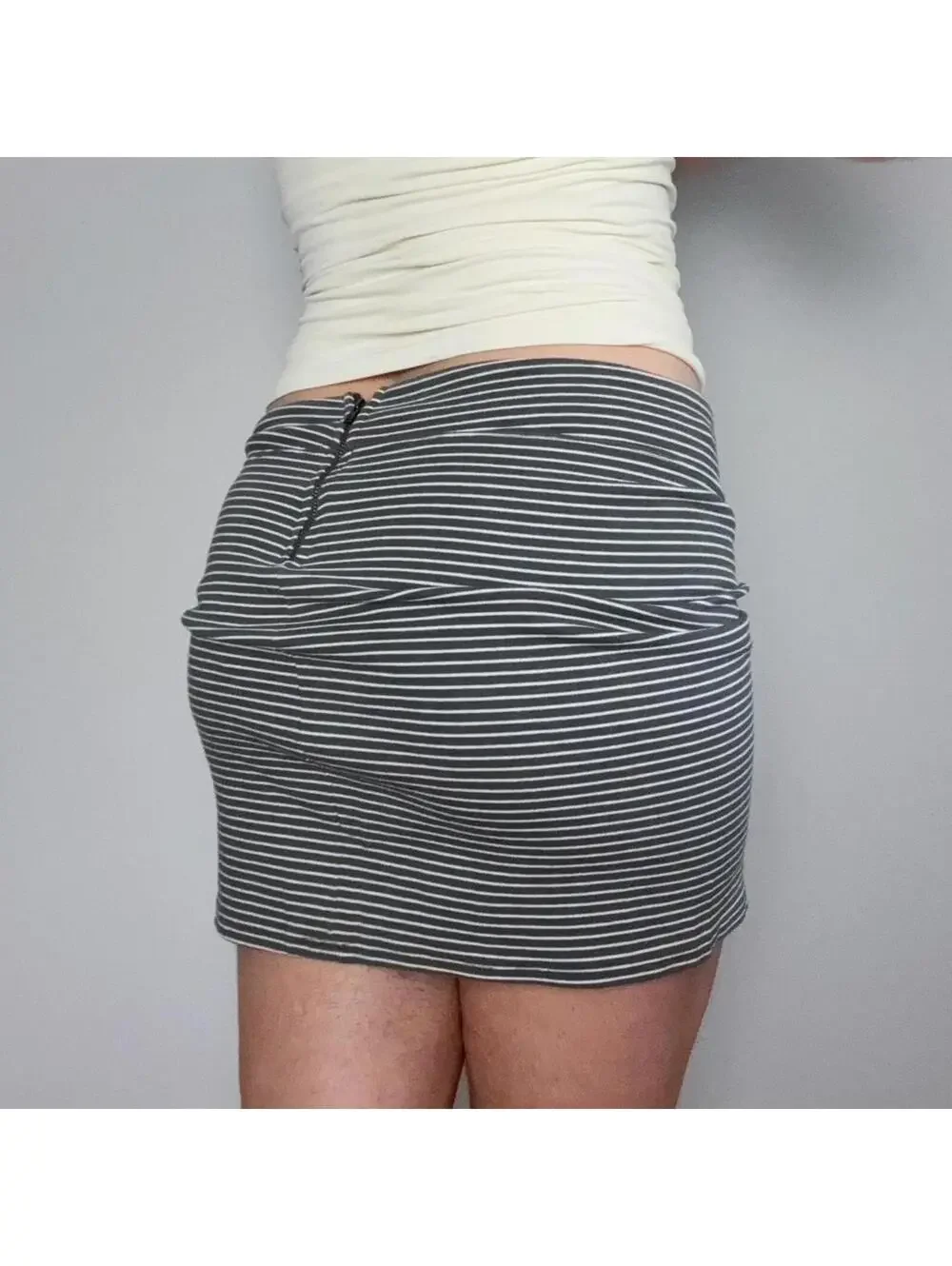 Striped Mini Skirt
